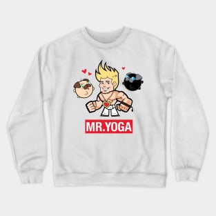 Mr. Yoga and Pugs Original Crewneck Sweatshirt